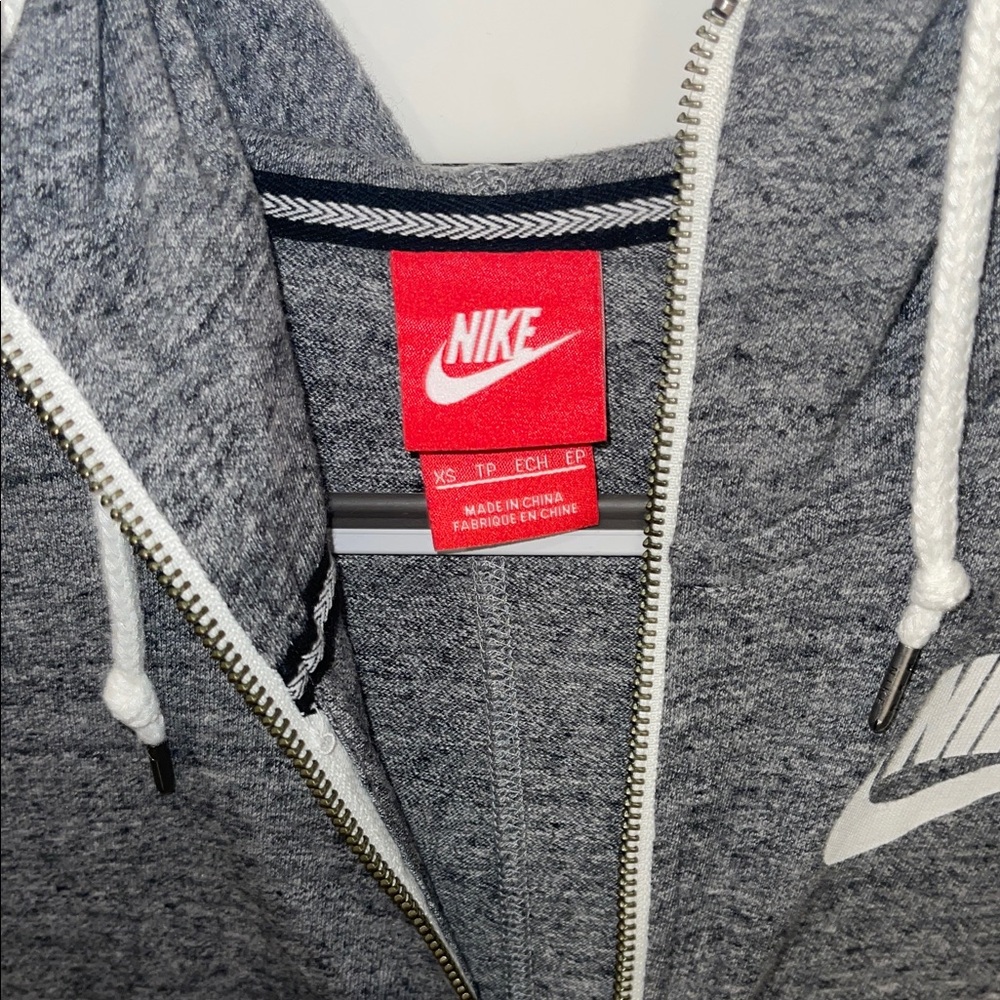 Nike Charcoal Full-Zip Hoodie - Picture 2 of 3